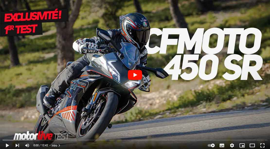 Motorlive Video sur Youtube de la 450 SR