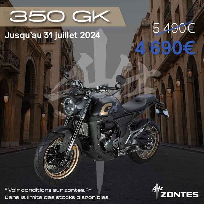 Zontes Promotion 350 GK Juillet 2024