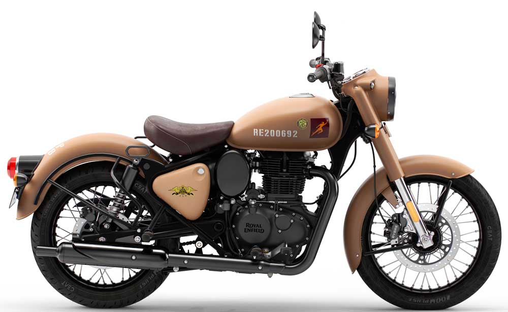 Royal Enfield 350 Classic Signals Desert Sand