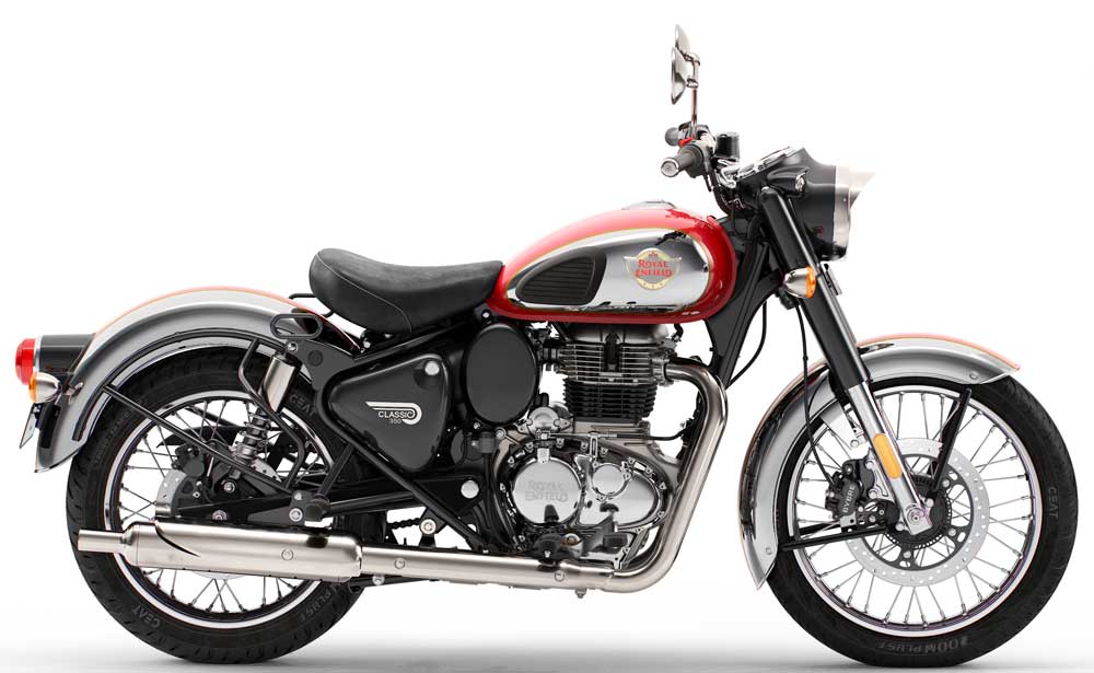 Royal Enfield 350 Classic chrome-red