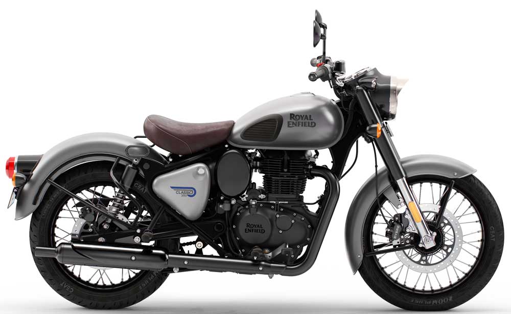 Royal Enfield 350 Classic Gun Metal Grey rayons