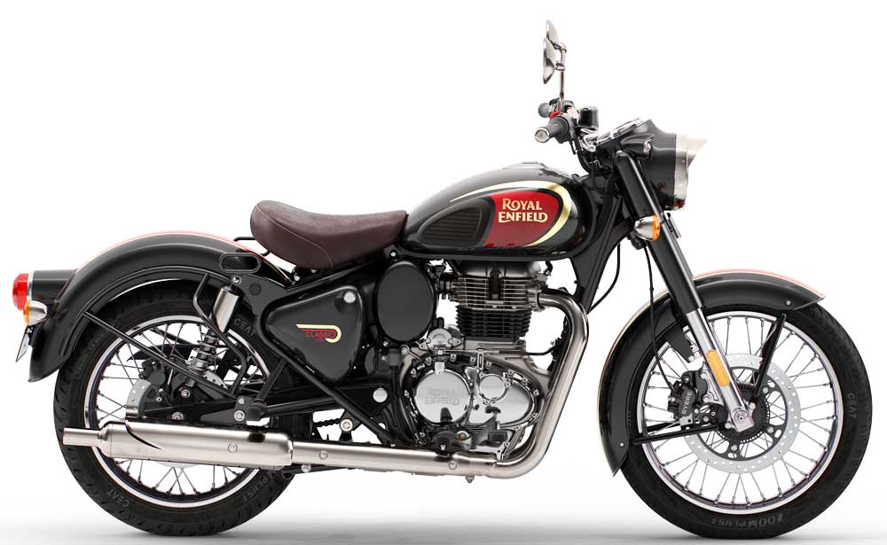 Royal Enfield 350 Classic Halcyon Black