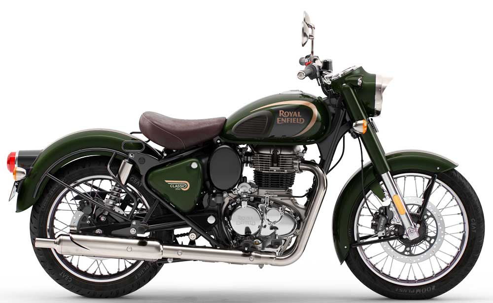 Royal Enfield 350 Classic Halcyon Green