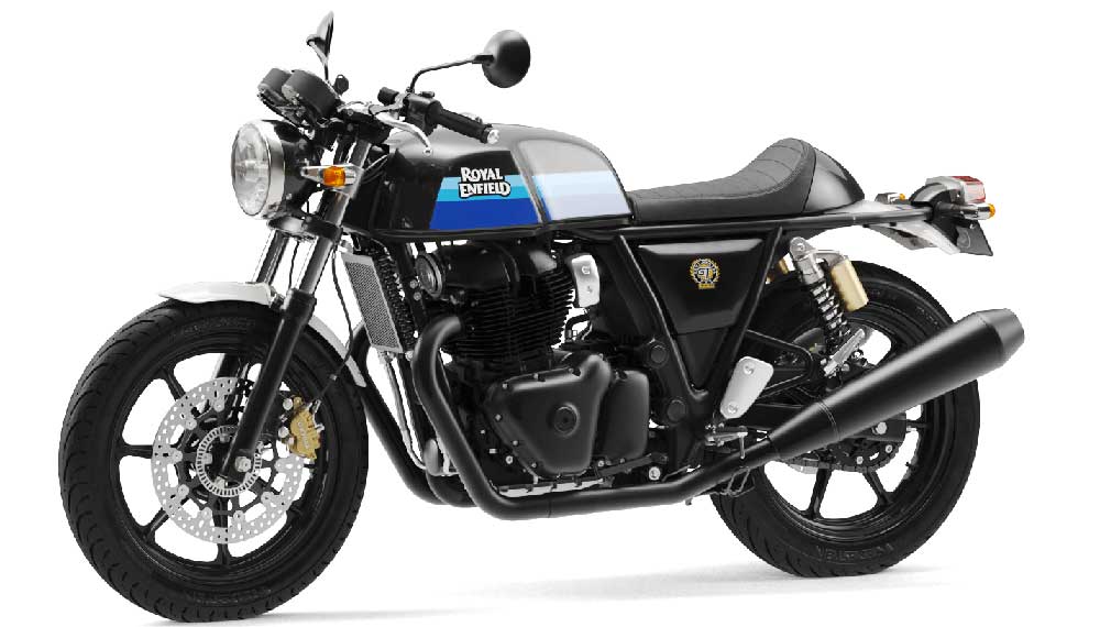 Royal Enfield 650 Continental GT - Slipstream Blue gauche