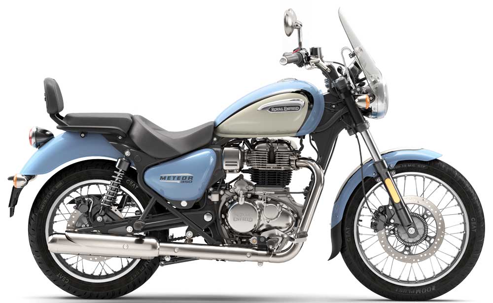 Royal Enfield 350 Meteor Aurora Blue