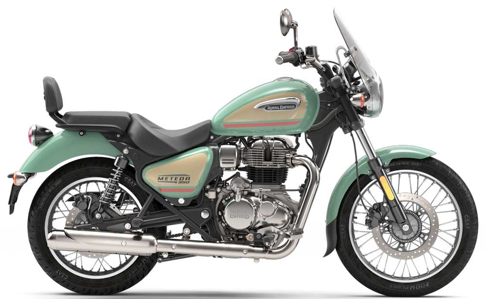 Royal Enfield 350 Meteor Aurora Green