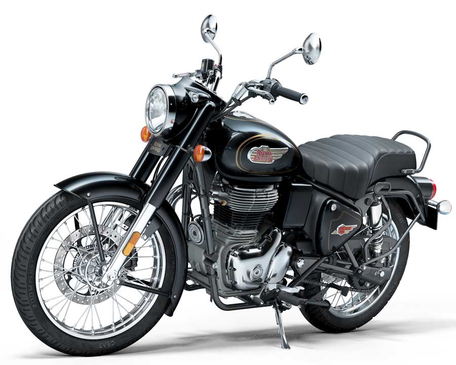 Royal Enfield 350 Bullet Standard Black gauche