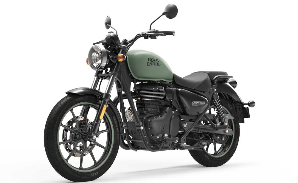 Royal Enfield 350 Meteor Fireball Green gauche