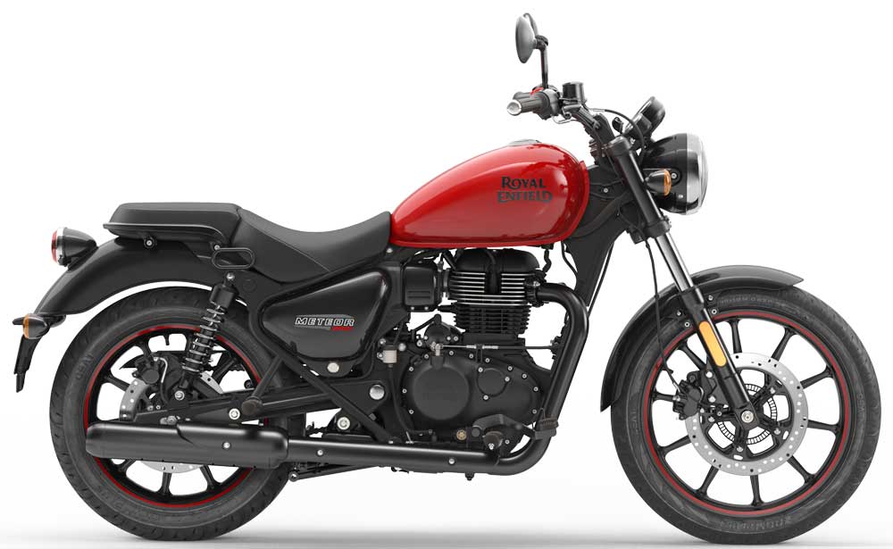 Royal Enfield 350 Meteor Fireball Red