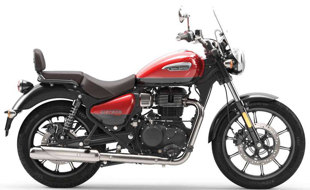 Royal Enfield 350 Meteor Supernova Red