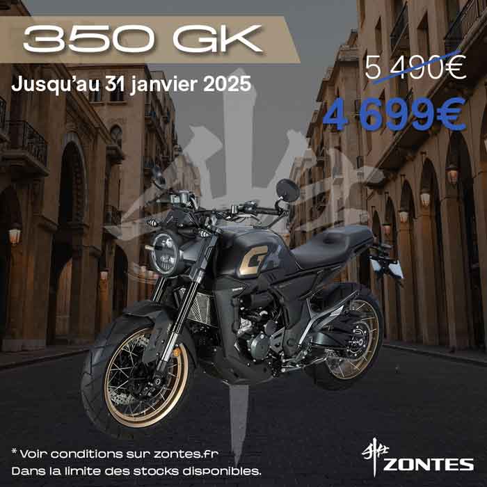 Zontes Promotion Janvier 2025 350 GK