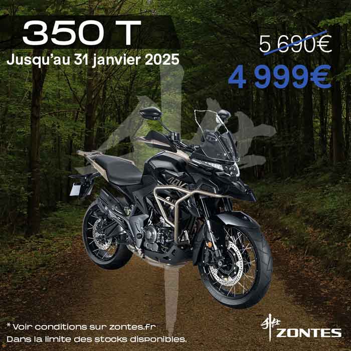 Zontes Promotion Janvier 2025 350 T