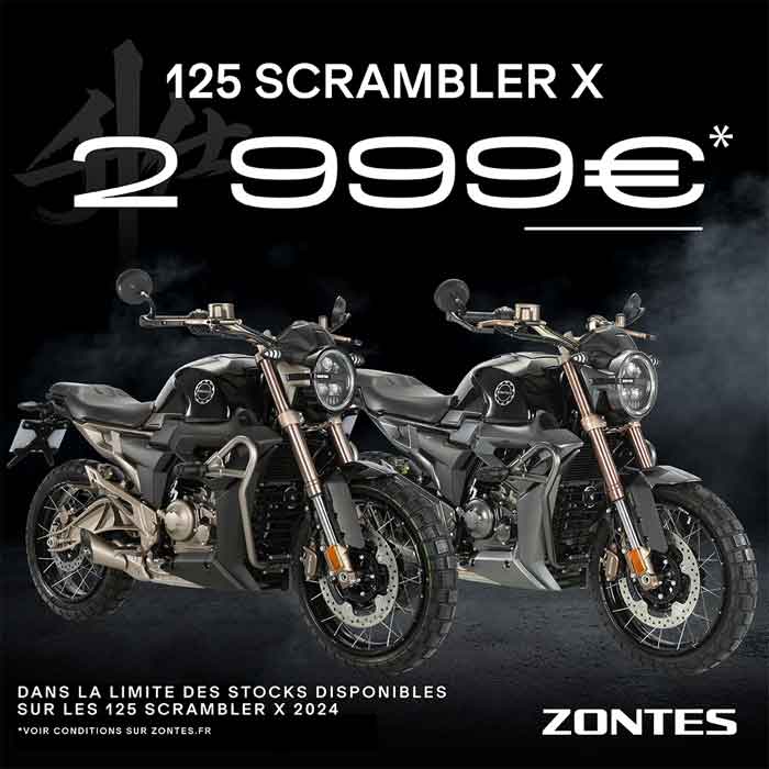 Zontes Promo 125 Scrambler X - 2999€