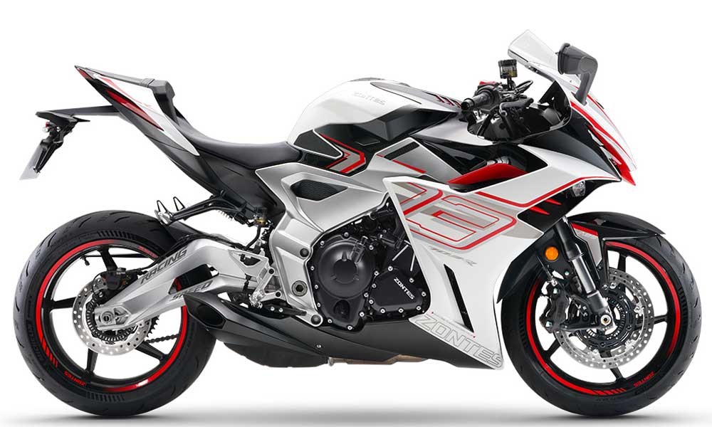 Zontes 703 RR blanc rouge profil