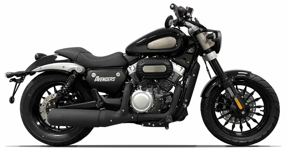 Benda Magpower 125 Avengers noir brillant