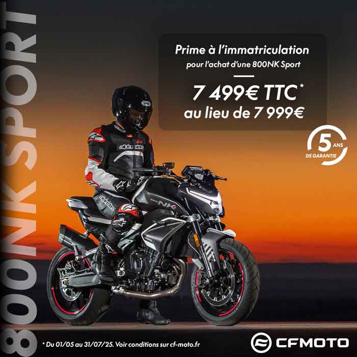 CFMoto Promotion 800 NK Sport Mai 2025
