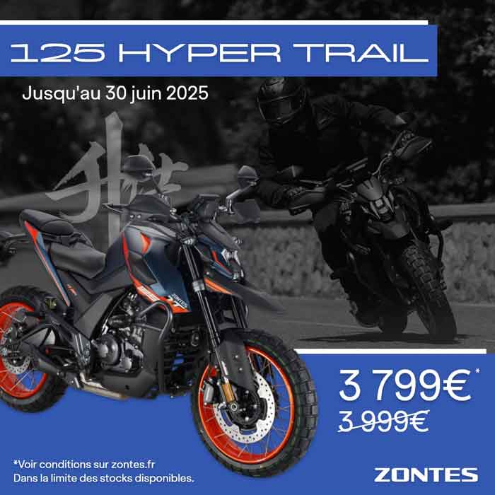 Zontes Promotion 125 HyperTrail Mai 2025