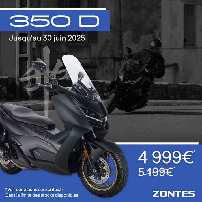 Zontes Promotion Scooter 350D Mai 2025