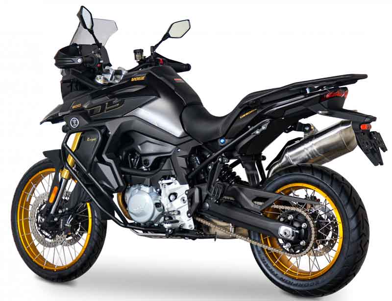 Voge Trail DS900X noir arrière gauche