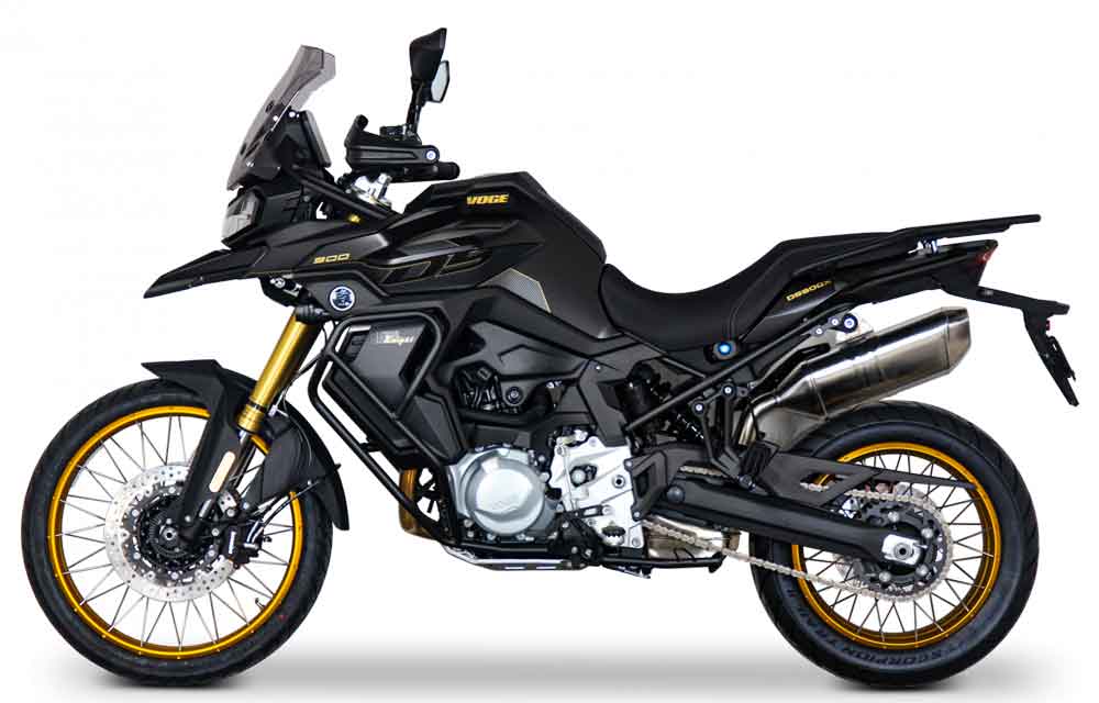 Voge Trail DS900X noir profil gauche