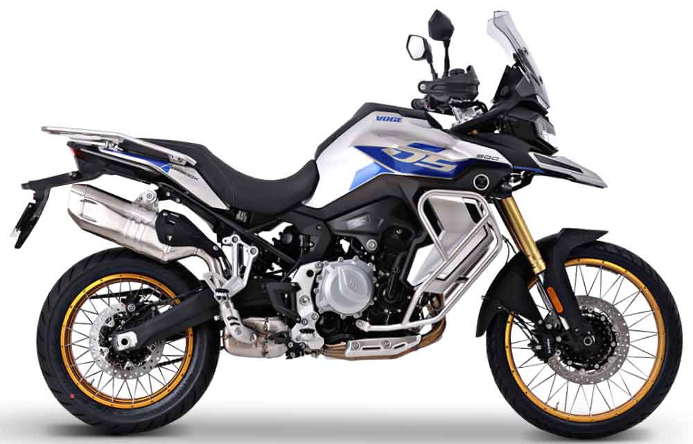 Voge Trail DS900X bleu profil