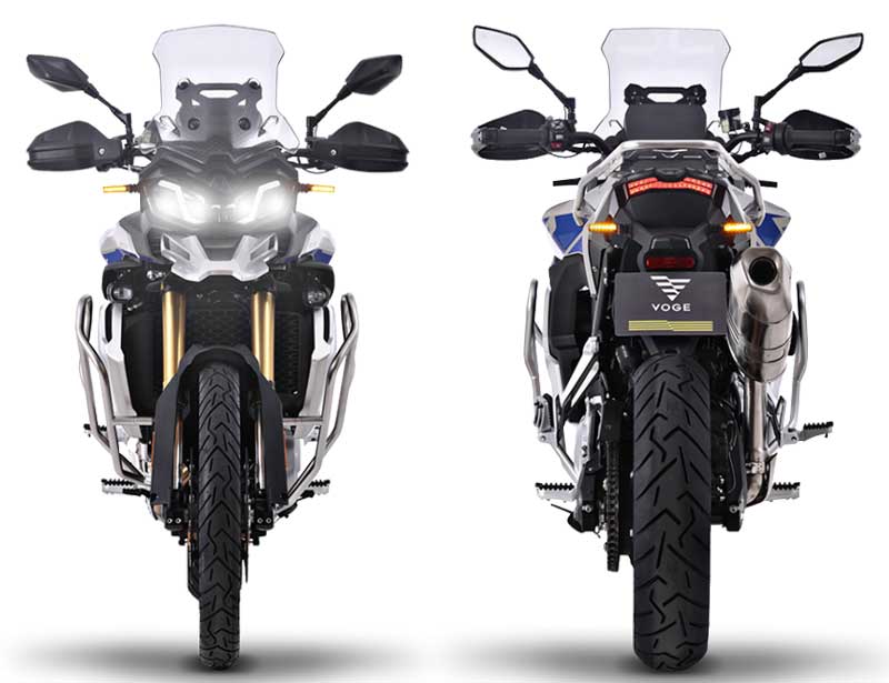 Voge Trail DS900X devant et arrière