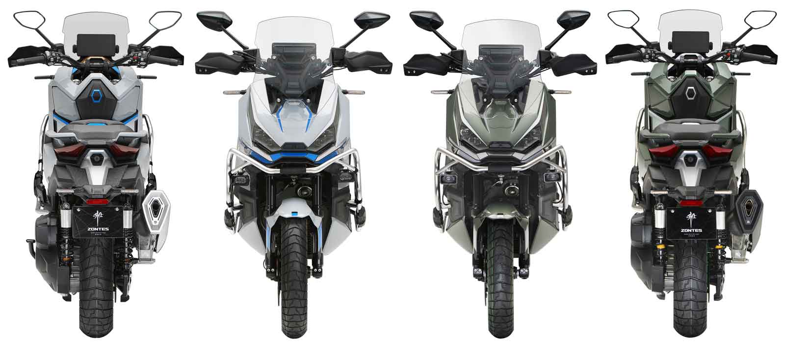 Zontes Scooter 368 G front et back