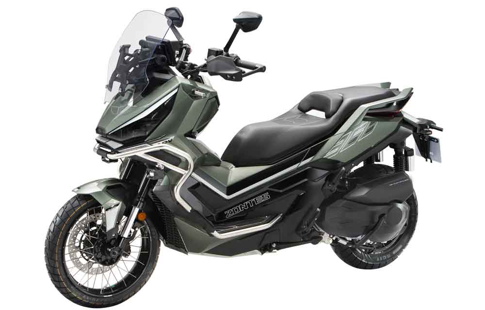Zontes Scooter 368 G Vert gauche