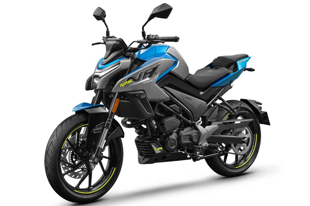 CFMoto 125NK bleu zéphyr vue gauche