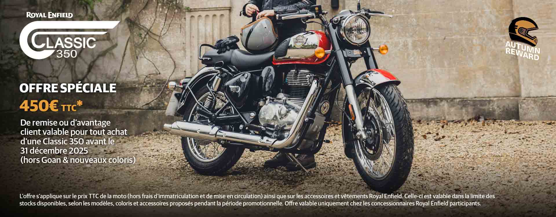Royal Enfield promotion Classic 350 Royal Enfield promotion Classic 350