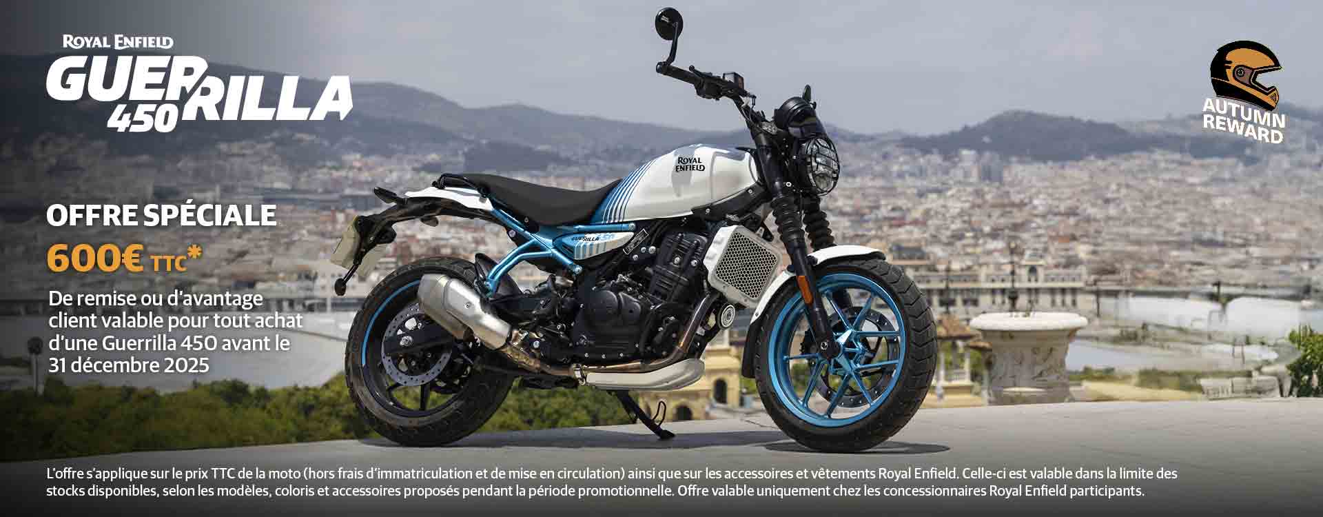 Royal Enfield promotion Guerrilla 450