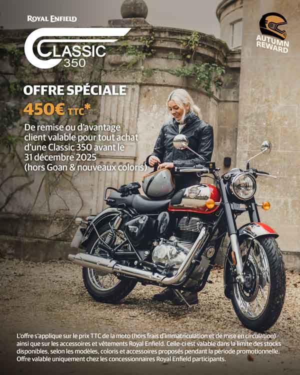 Royal Enfield promotion 350 Classic