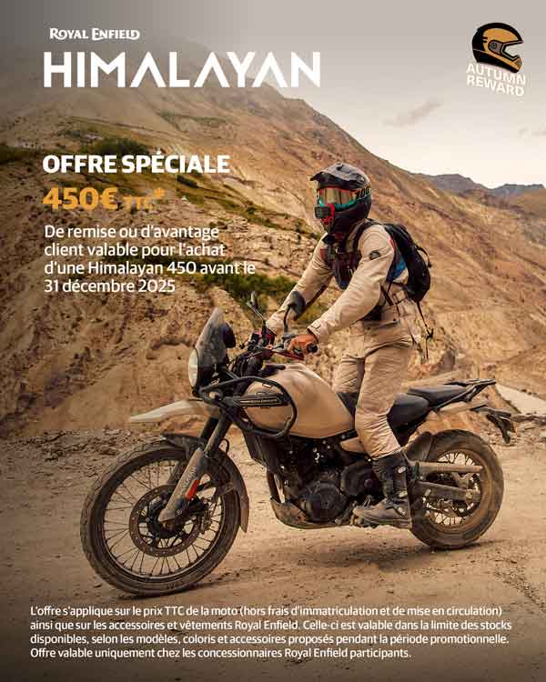 Royal Enfield promotion 450 Himalayan