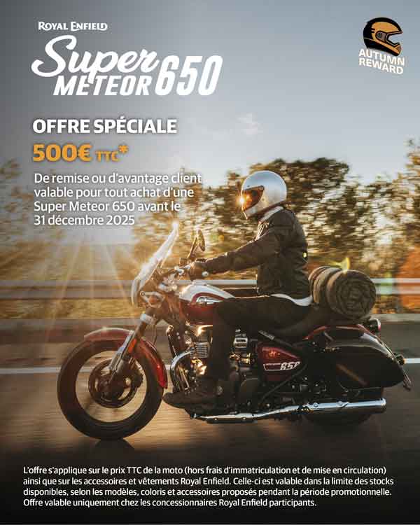Royal Enfield promotion 650 Super Meteor