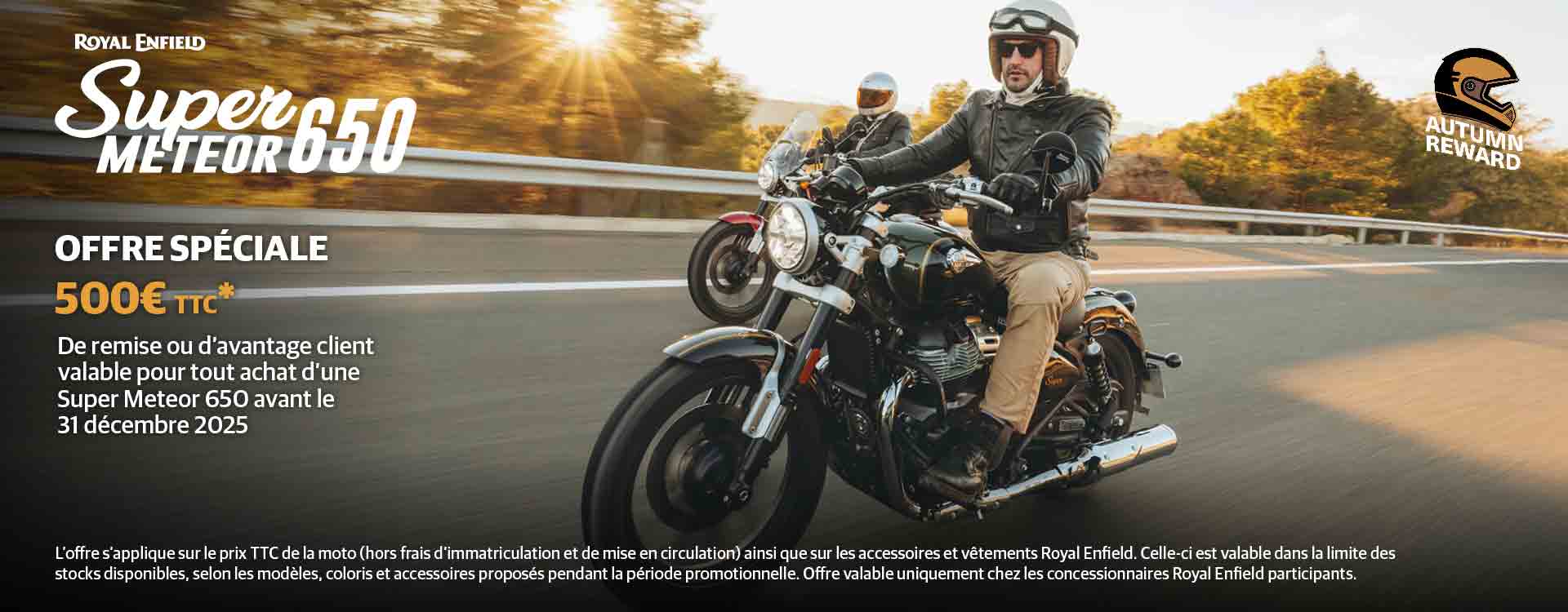 Royal Enfield promotion SUper Meteor 650