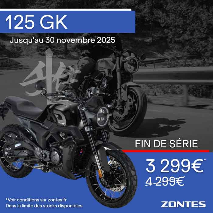 Zontes Promotion 125 GK novembre 2025