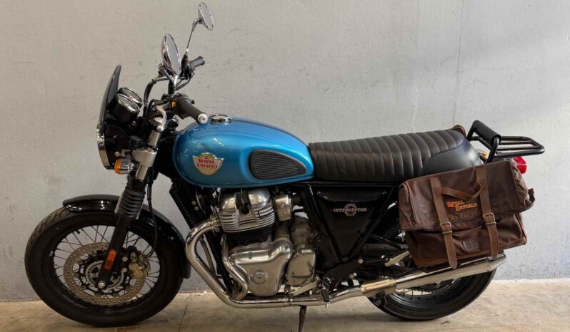 ROYAL ENFIELD 650 INTERCEPTOR BLUE VENTURA ABS A2 – Garantie 6 mois P&Mo complet