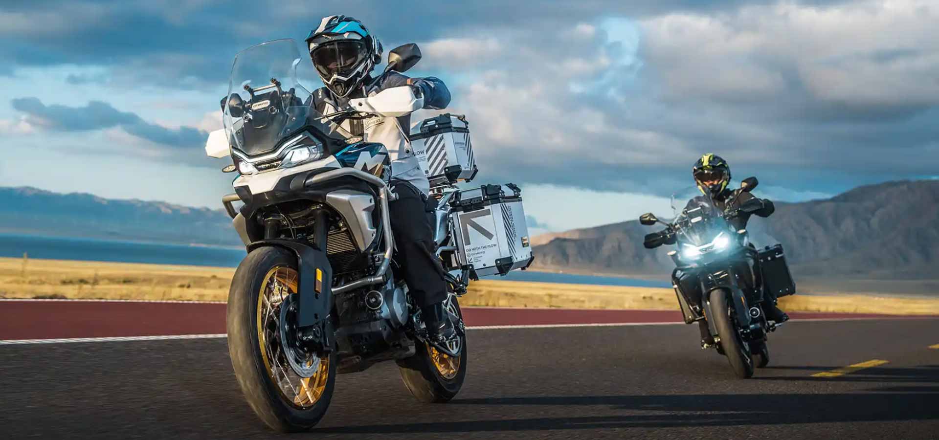 CFMoto Trail 700 MT sur route CFMoto Trail 700 MT sur route