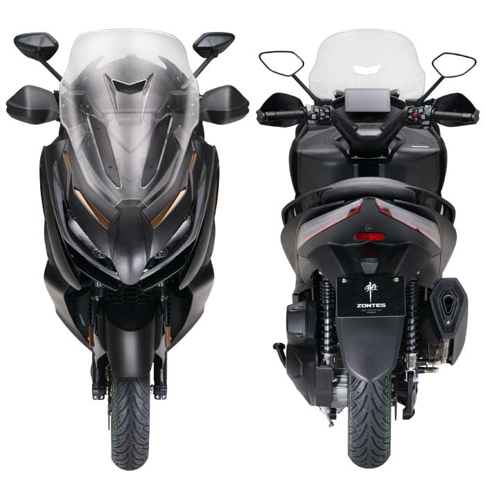 Zontes Maxi Scooter 368E avant-arrière Zontes Maxi Scooter 368E avant-arrière