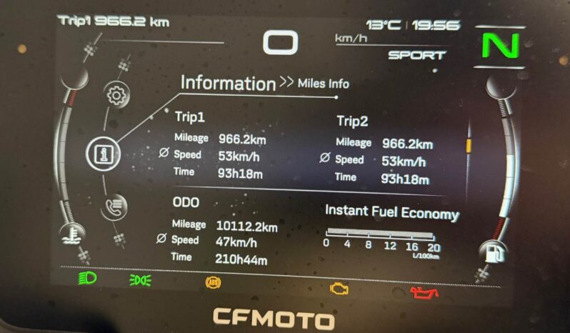 CF MOTO MT 800 SPORT ABS – Garantie 6 mois P&Mo complet