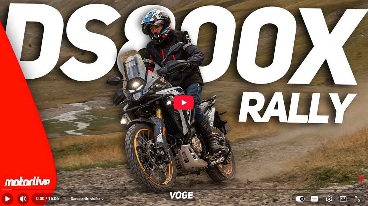 Essai Motorlive de la DS800X Rally