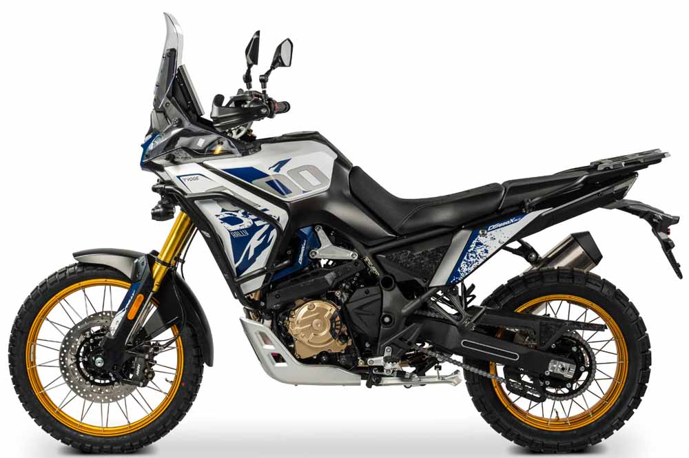Voge DS800X Rally bleu gauche