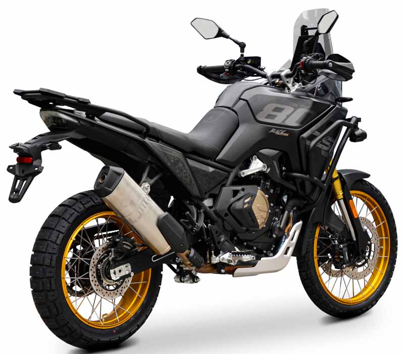 Voge DS800X Rally noir arrière droite