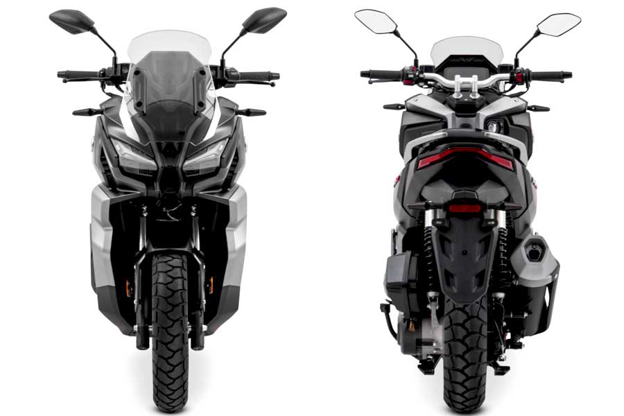 Voge Scooter SR1 ADV frontal et l'arrière