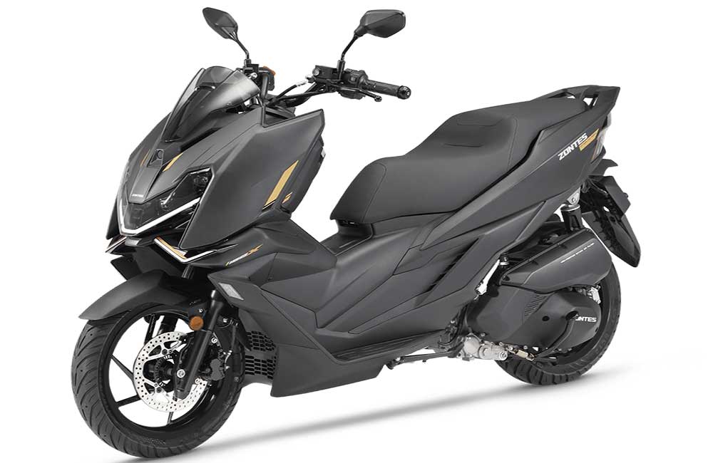 Zontes Scooter 125X noir mat gauche
