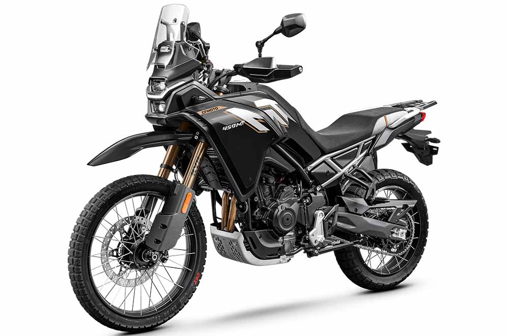 CFMoto 450 MT noir gauche CFMoto 450 MT noir gauche